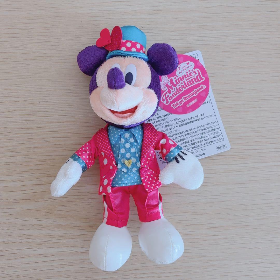 タグ付き】ミニーパルパルーザ2026 ぬいぐるみバッジキーチェーン