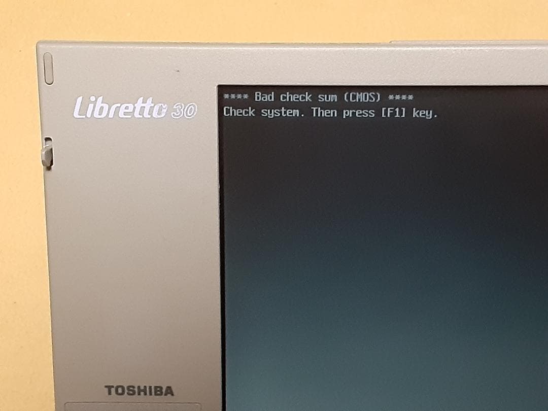 ジャンク】東芝 Libretto 30CT 起動可能 - メルカリ