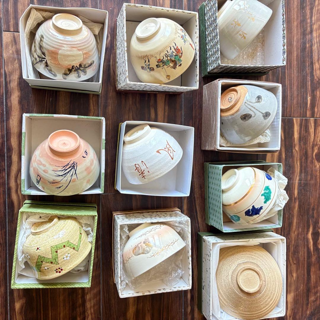 茶碗 抹茶碗 まとめて 10点 茶道具 陶器 いろいろ まとめて - メルカリ
