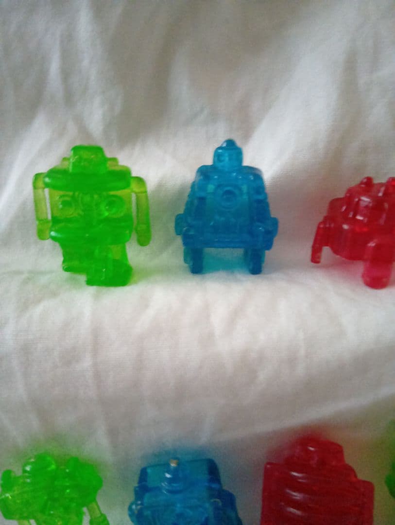 レア 今野産業 ロボット軍団 クリア 9個 ガチャガチャ 昭和レトロ