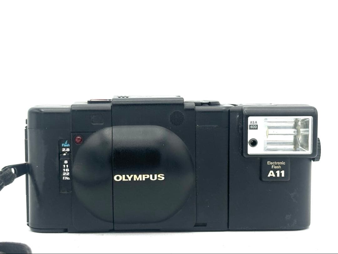 完動品】OLYMPUS XA + A11 フィルムカメラ 動作確認済み