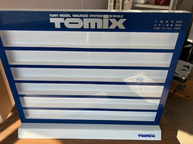 N／TOMIX製品店頭展示ケース／プラ製／特約店舗用非売品／台座なしver.１台