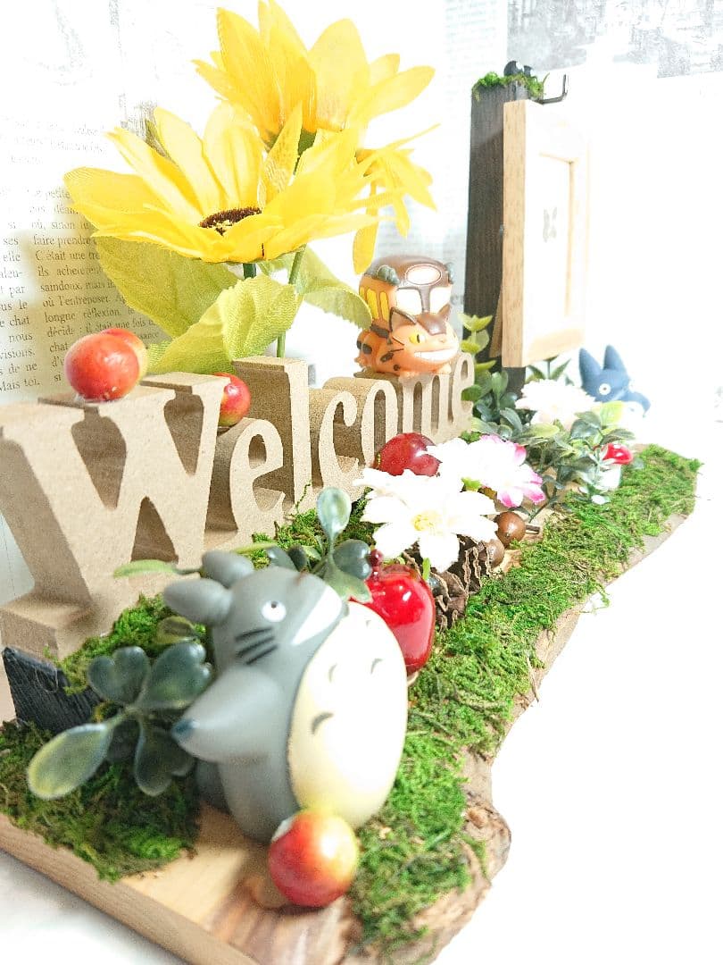 どんぐりトトロ 286 新作! 『トトロのウェルカムボード』 - メルカリ