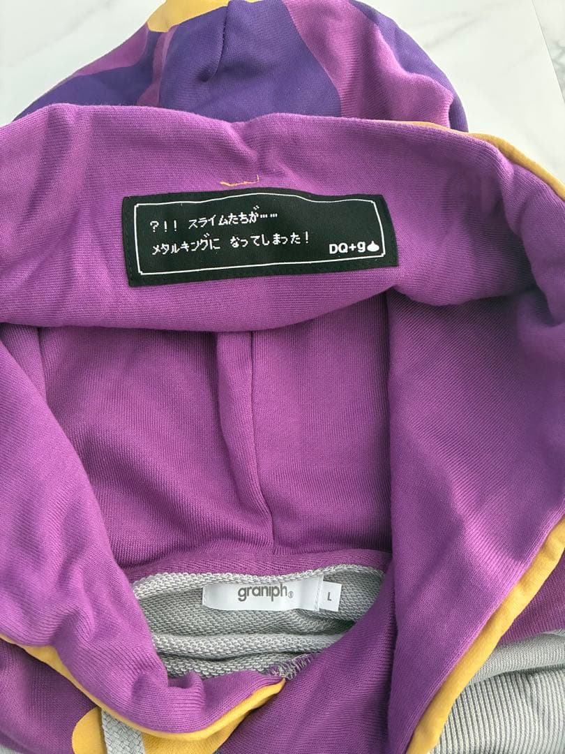 Lサイズ　メタルキング　なりきりパーカー　ドラクエ　グラニフ　ドラゴンクエスト