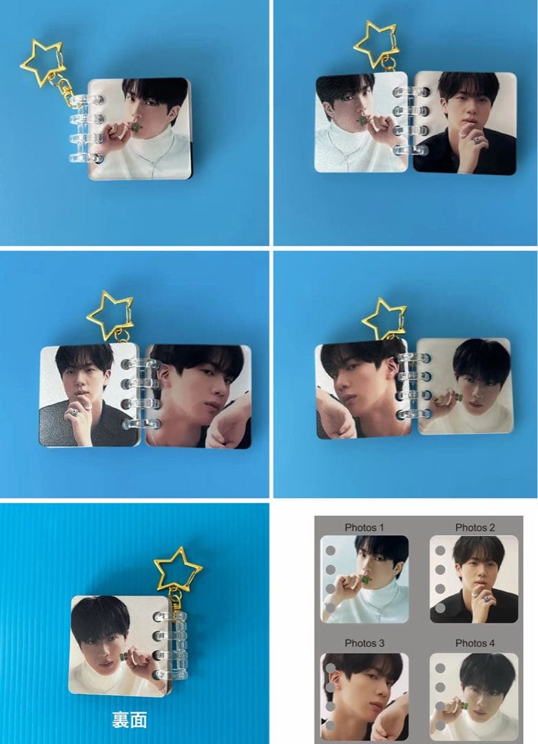 BTS JIN 両面ホログラムフォトカード