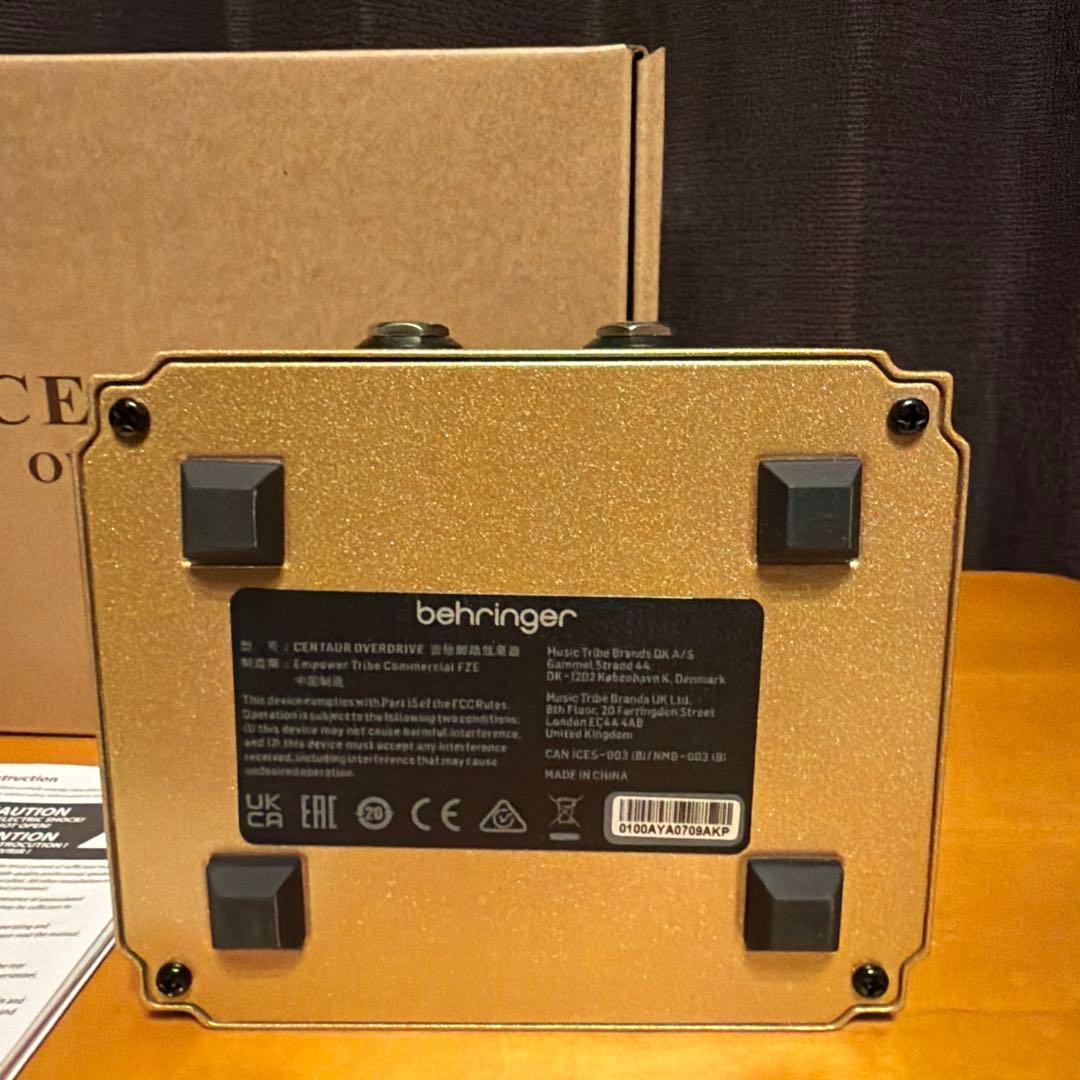 BEHRINGER オーバードライブ CENTAUR 旧デザイン - メルカリ