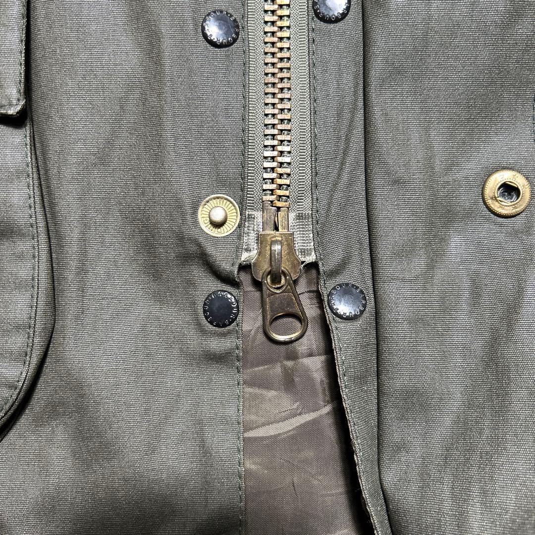 ア*ン様 バブアー　ビデイル　3ワラント　オイルドジャケット　46