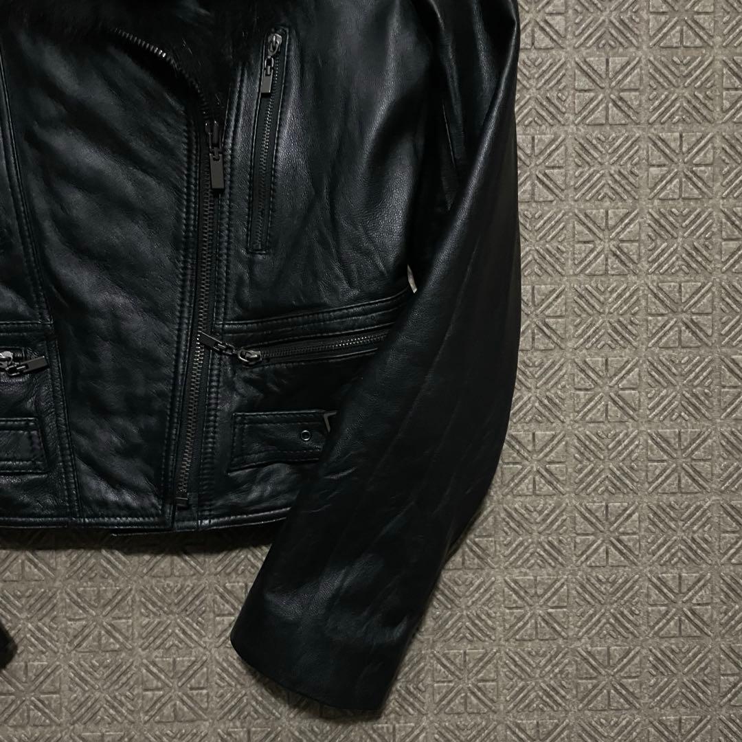 Y2K opium darkwear black fur jacket 平成 2 - メルカリ