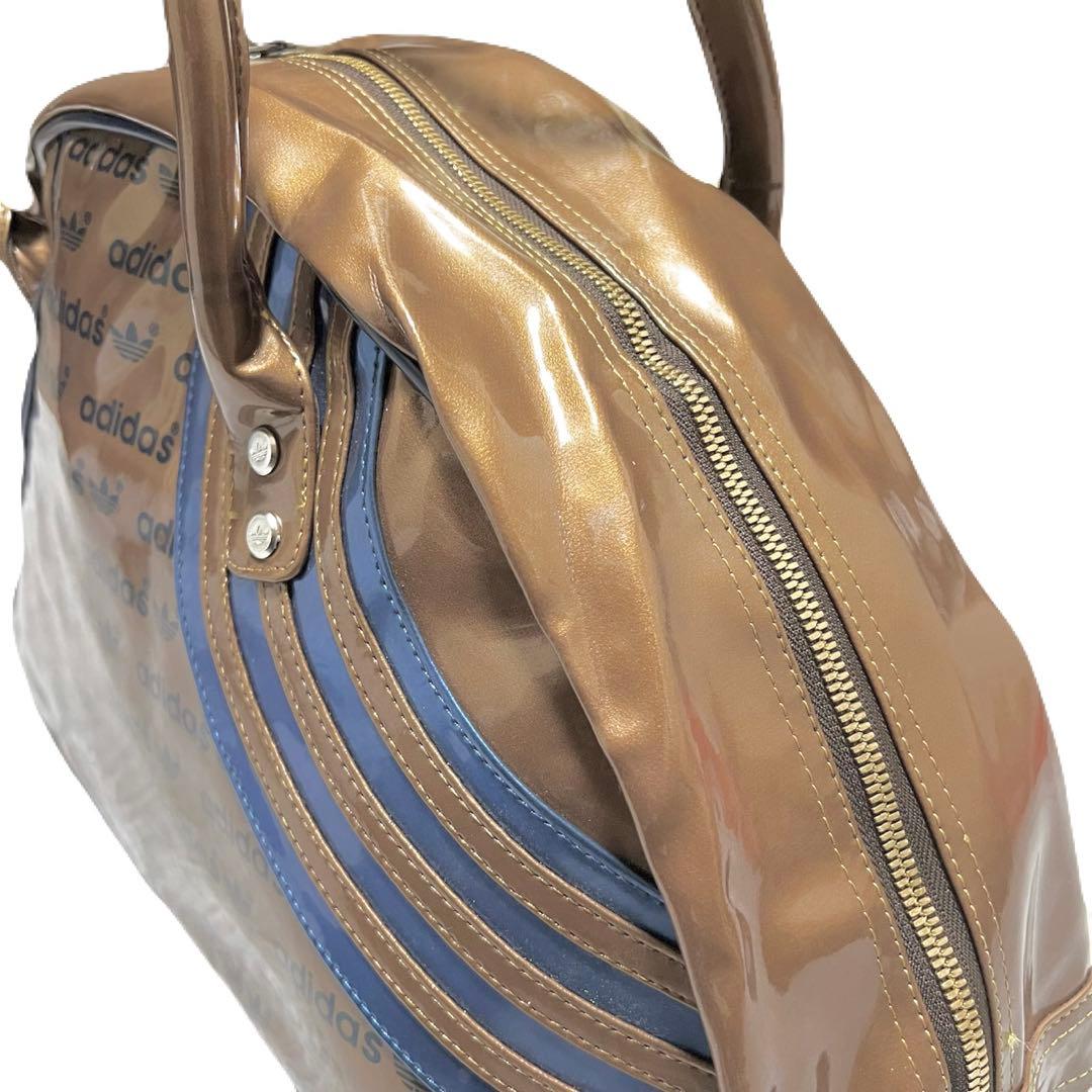 アディダス ヴィンテージ ボストンバッグ ボーリングバッグ エナメル