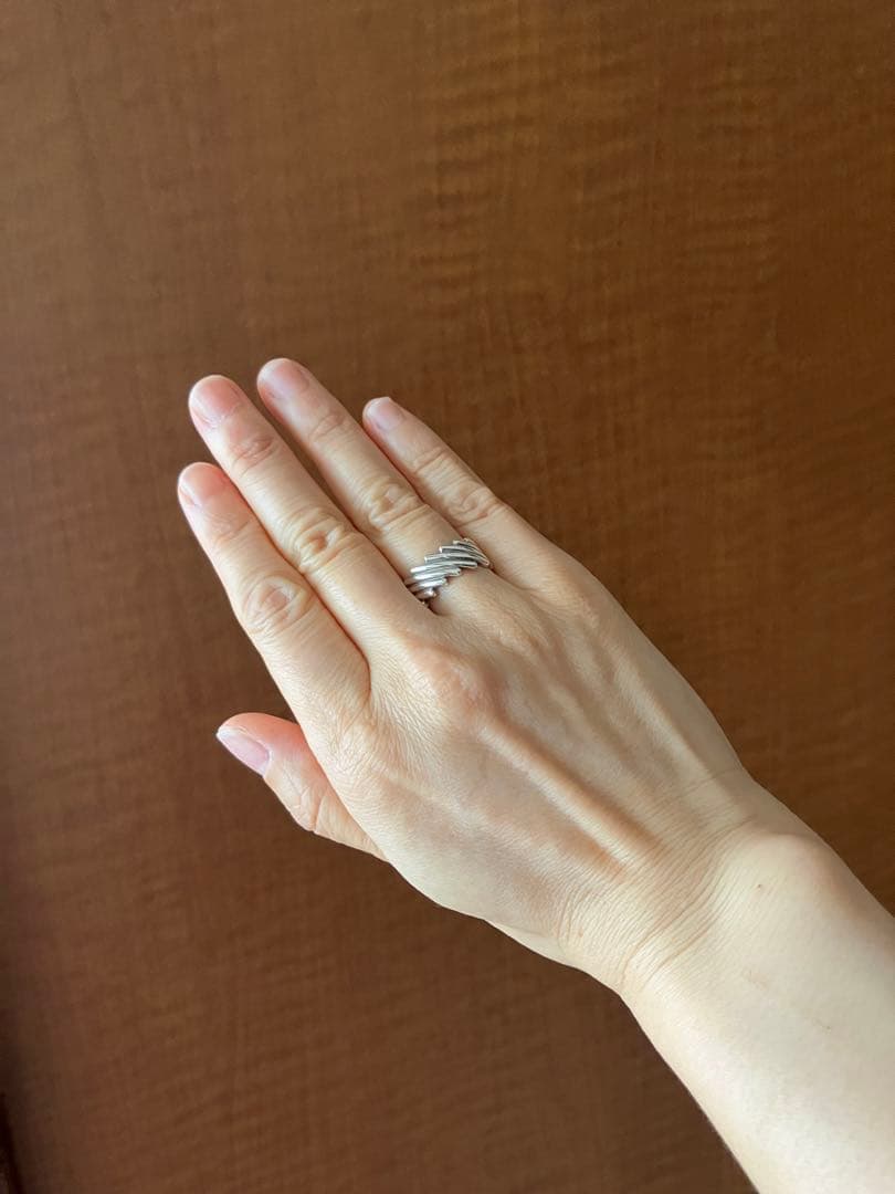 ナバホ　スティーブアルビソ　シルバー　リング　ワイヤーワーク　スターリング 16