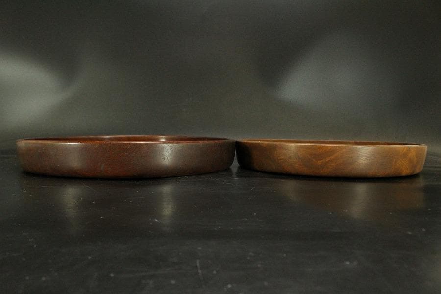 煎茶 丸盆 二件 茶器 錫茶托まとめて(ZE423)