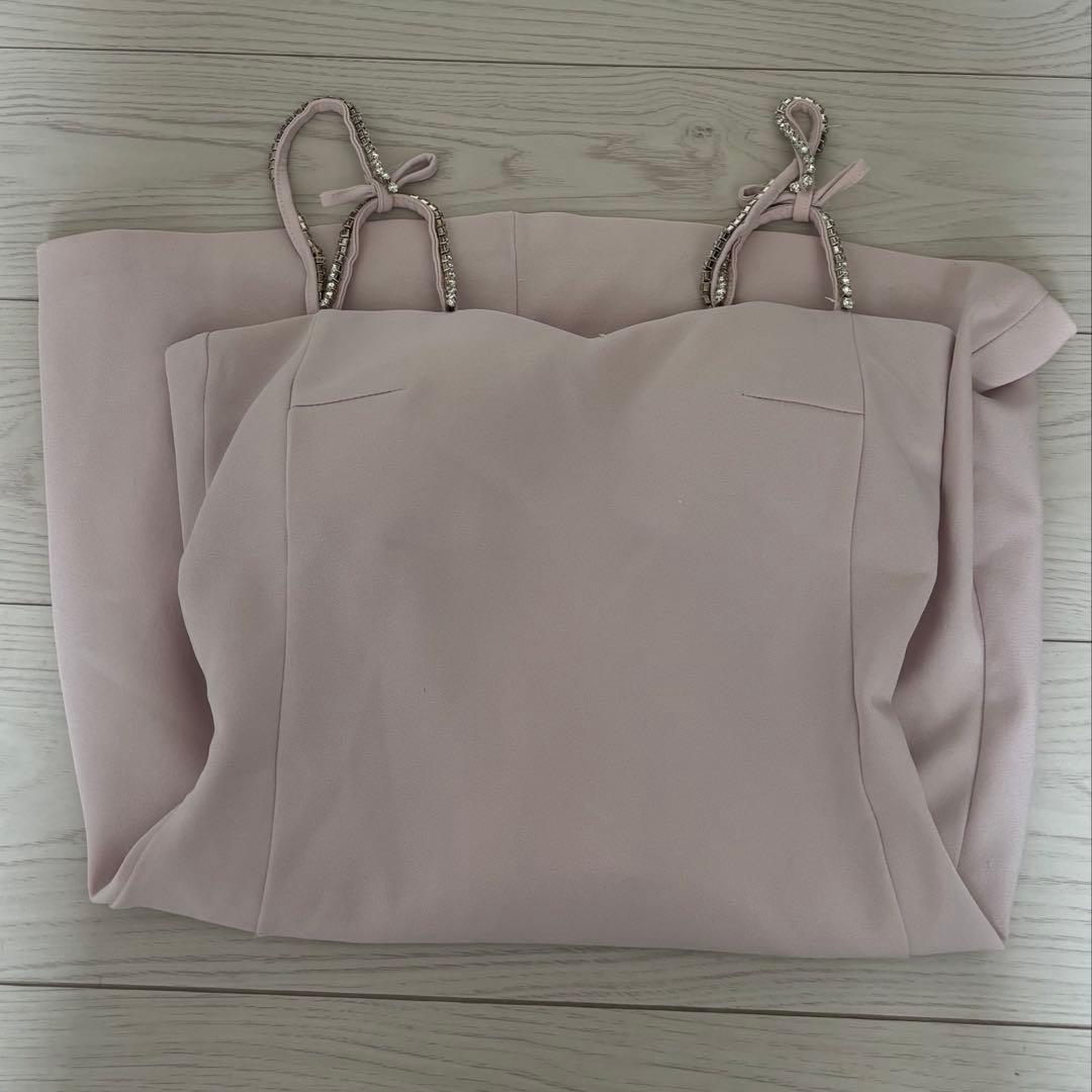 Tiara キャバドレス ピンク リボン