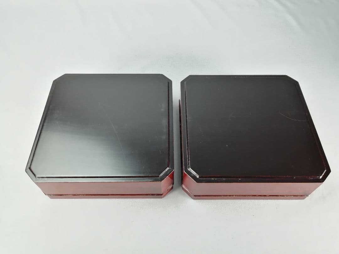 茶事具】塗師岸信卿、指物師利斎造 和休好縁高 主菓子 漆器 菓子器201