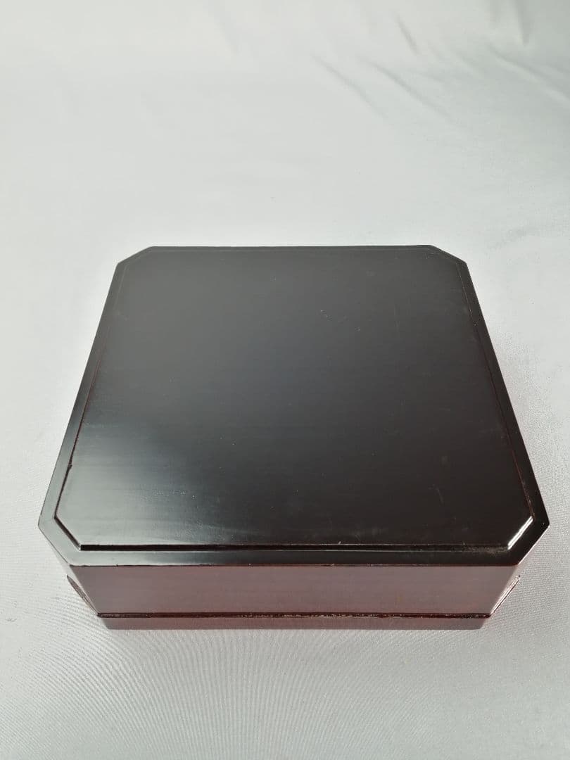 茶事具】塗師岸信卿、指物師利斎造 和休好縁高 主菓子 漆器 菓子器201