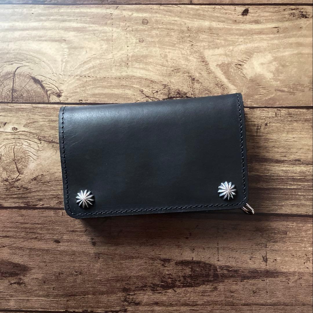 【お札を折らずに収納】COW CRUSTトラッカーウォレット150（ミドル）3層