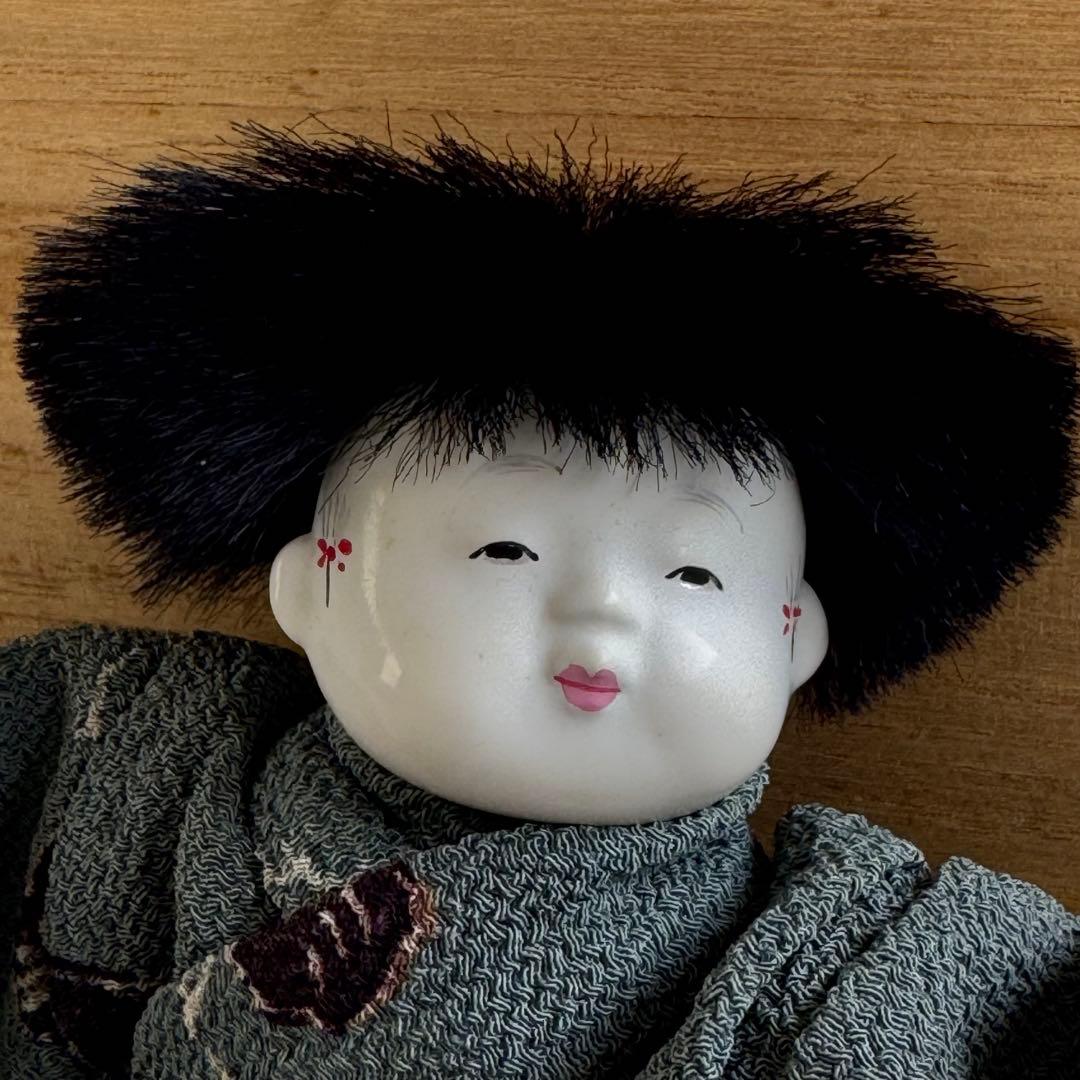 御所人形 わらべ男の子 身長12cm五代目光宝作 吉野光宝 わらべ人形】5