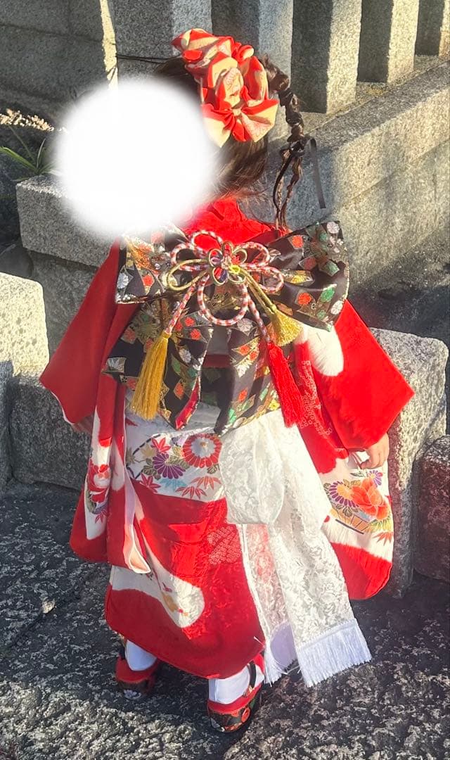 七五三3歳　お着物一式まとめセット　作り帯