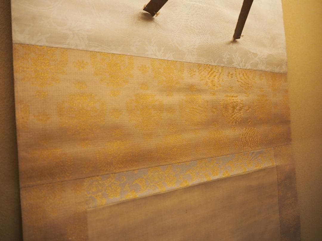 松村呉春自筆『山端月之図』掛軸