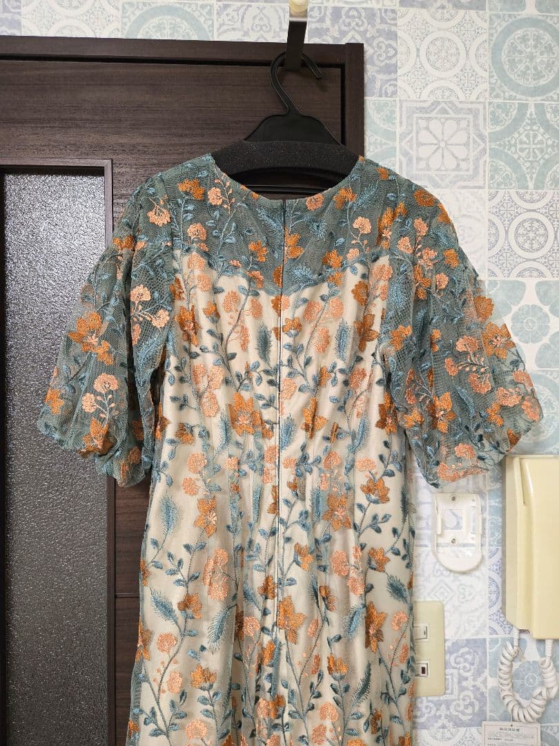 Dolly Doll ブルーミーフラワードレス（M,19 オレンジ）