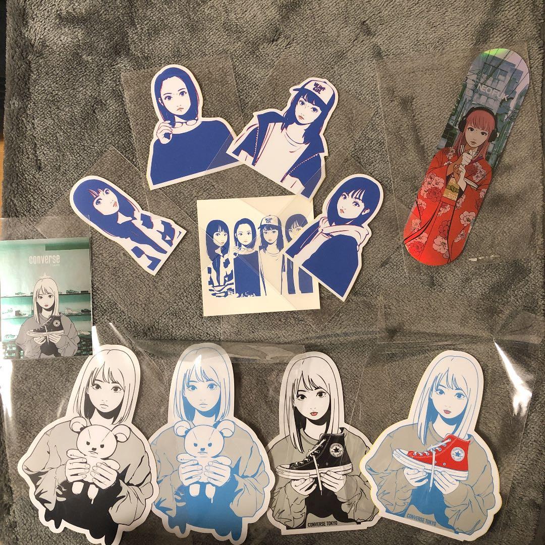 backside works. ステッカー 11種