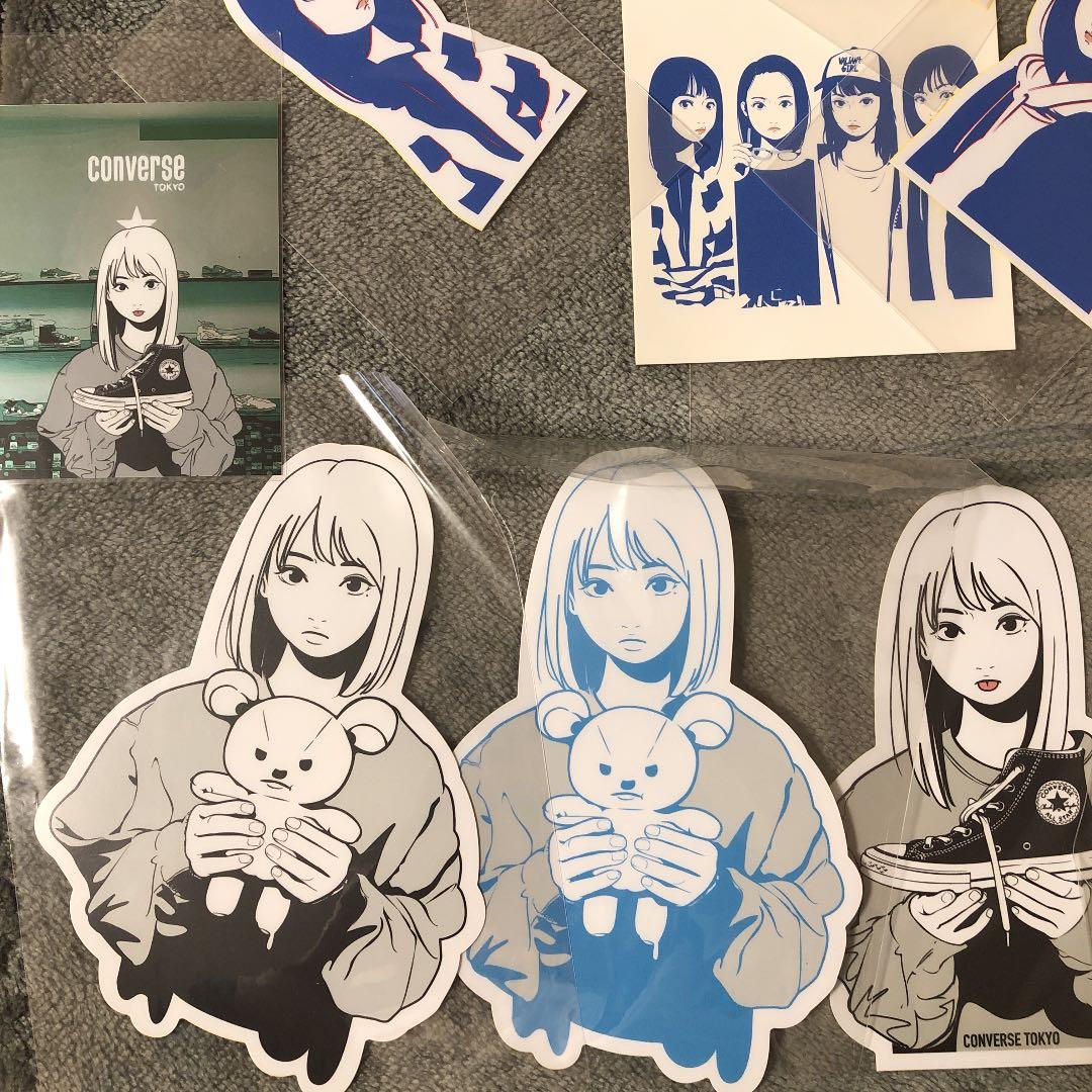 backside works. ステッカー 11種