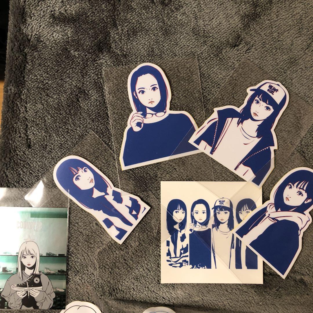 backside works. ステッカー 11種