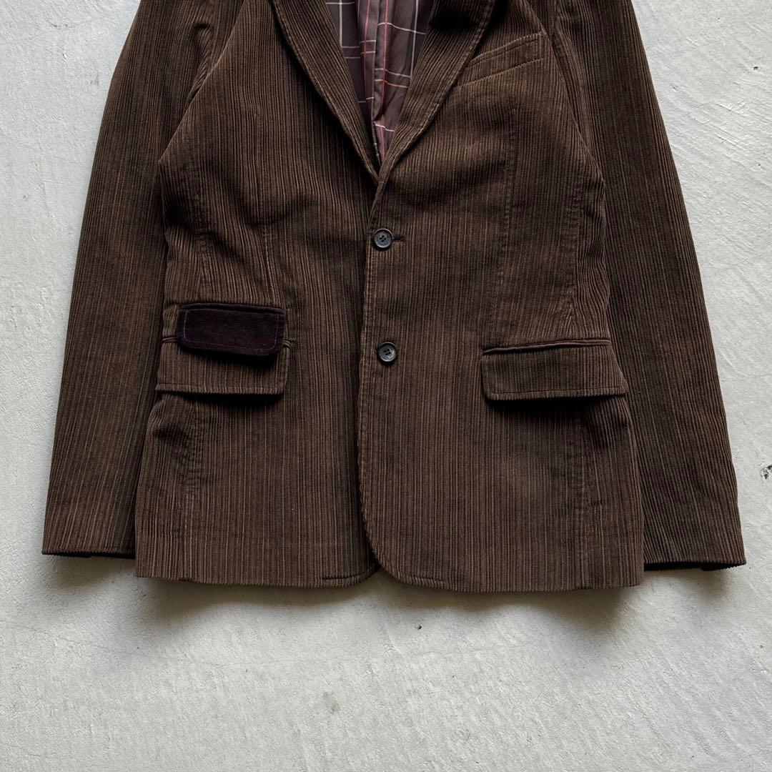 90s d&g dolce&gabbana コーデュロイ ジャケット 茶