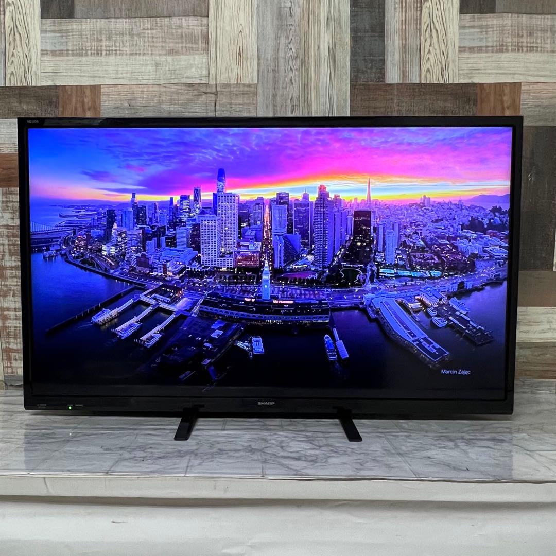即日受渡❣️SHARP AQUOS40型色鮮やかでクリアな映像再現、裏番組録画