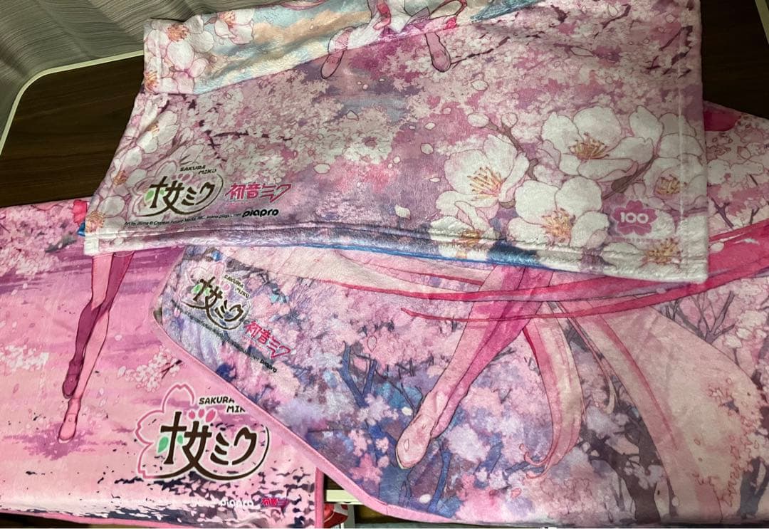 「弘前さくらまつり」×「桜ミク」 ブランケット 3種セット