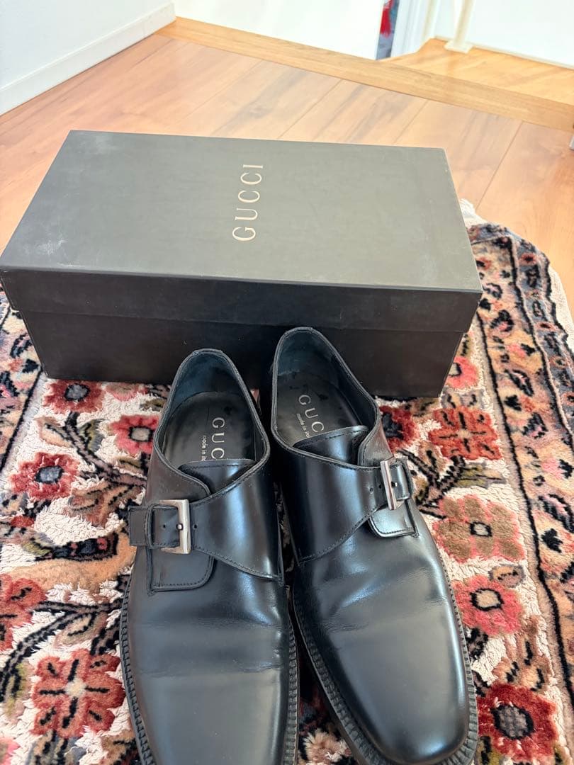 GUCCI ダブルモンクストラップ シューズ 41E