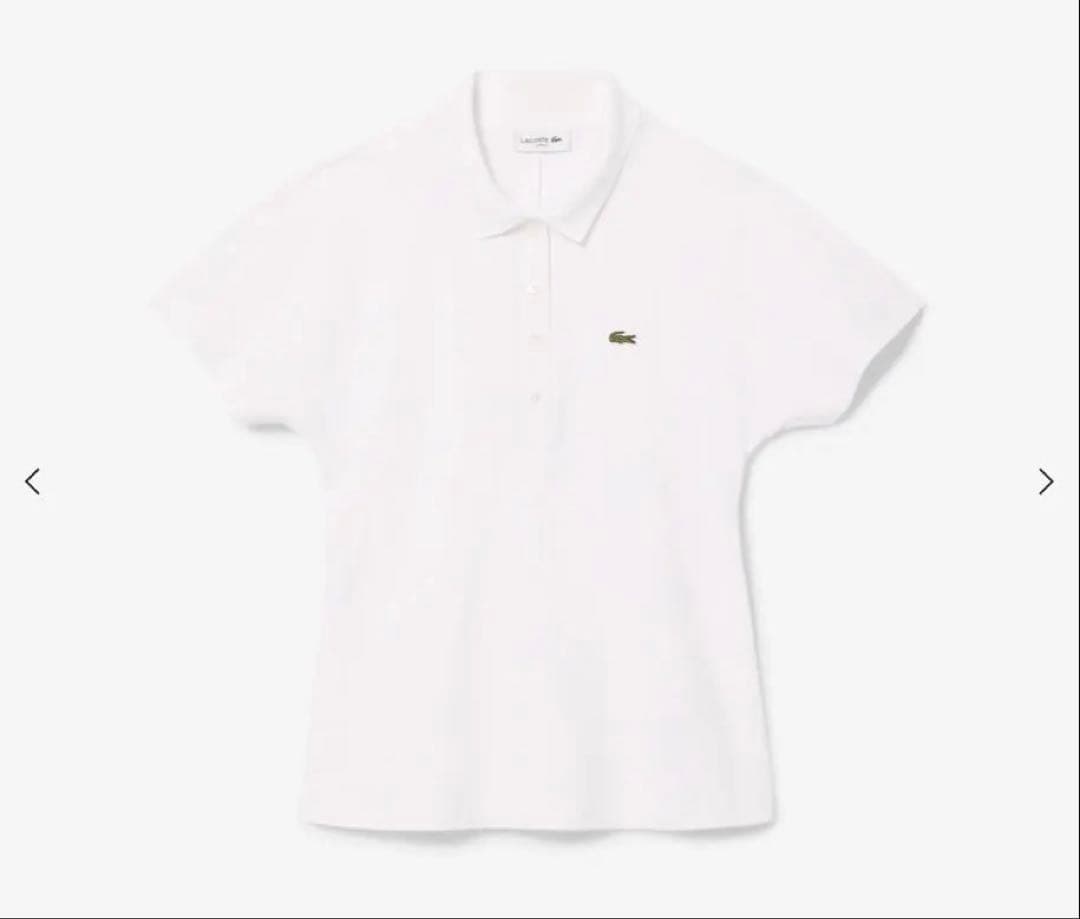 LACOSTE ラコステ キモノスリーブポロシャツ 半袖 34-Sサイズ