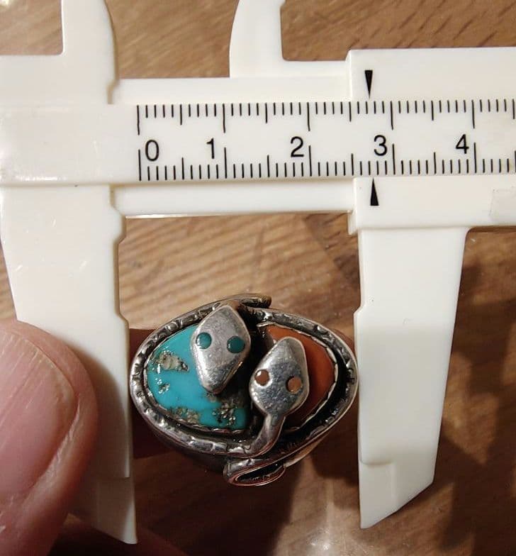 そ*ら様 エフィーカラバサ ターコイズ シルバー リング インディアンジュエリー