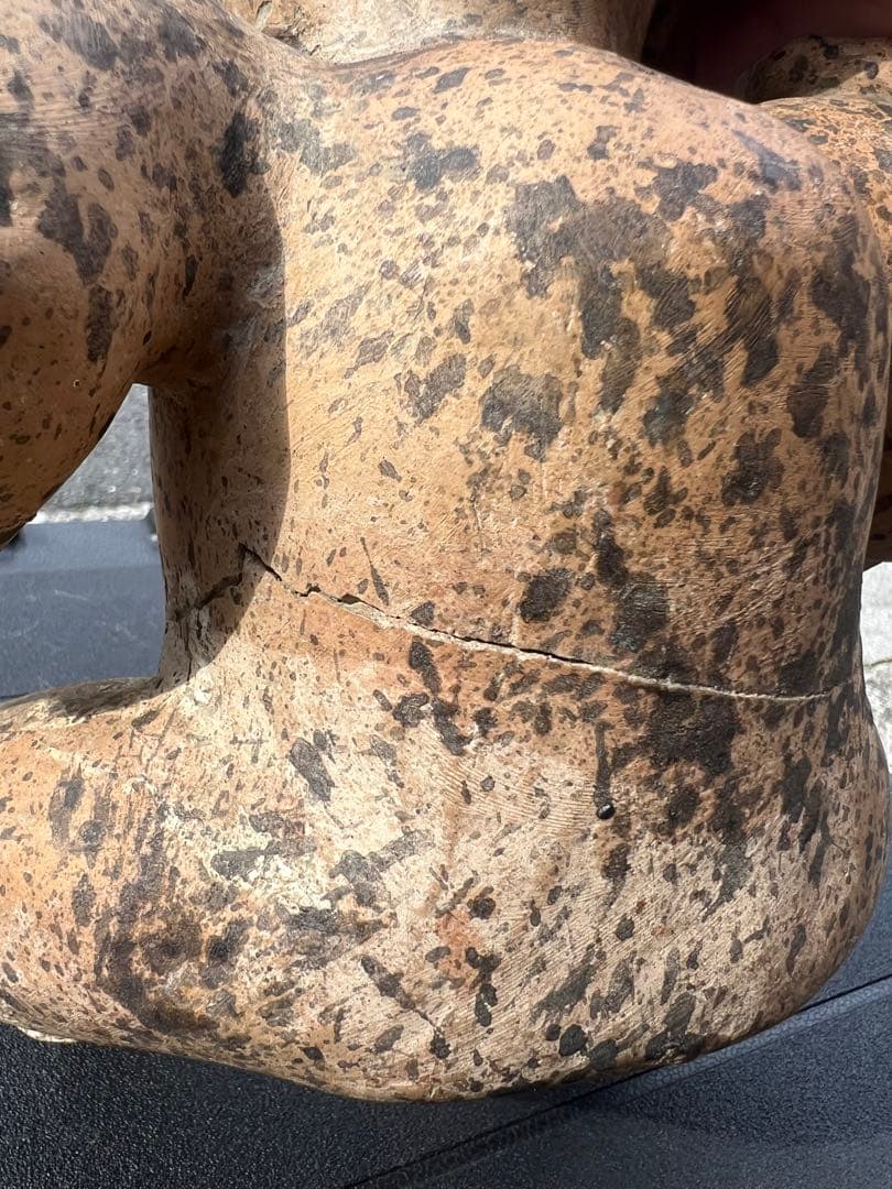 子供 陶器 焼物 土器 土偶 燭台メキシコ 置物 オブジェ インテリア 三越