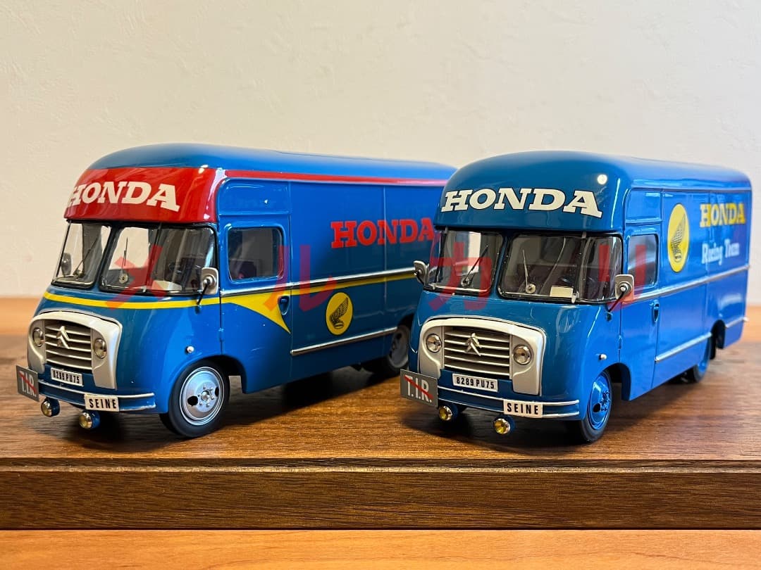 希少　メイクアップ 1/43 ホンダF1 RA272 とトランスポーター 2台