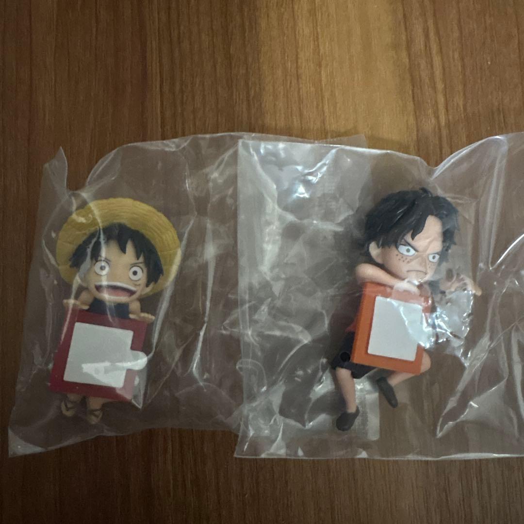 ワンピース 一番くじ E賞 ちらりんフレンズ ルフィ エース セット