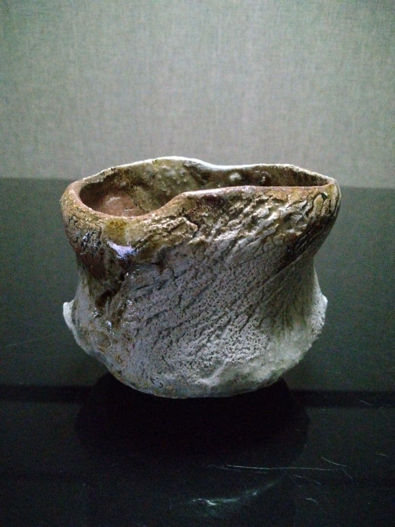 【備前焼 茶碗④】抹茶茶碗／伝統工芸士 森本 桂／送料込み！