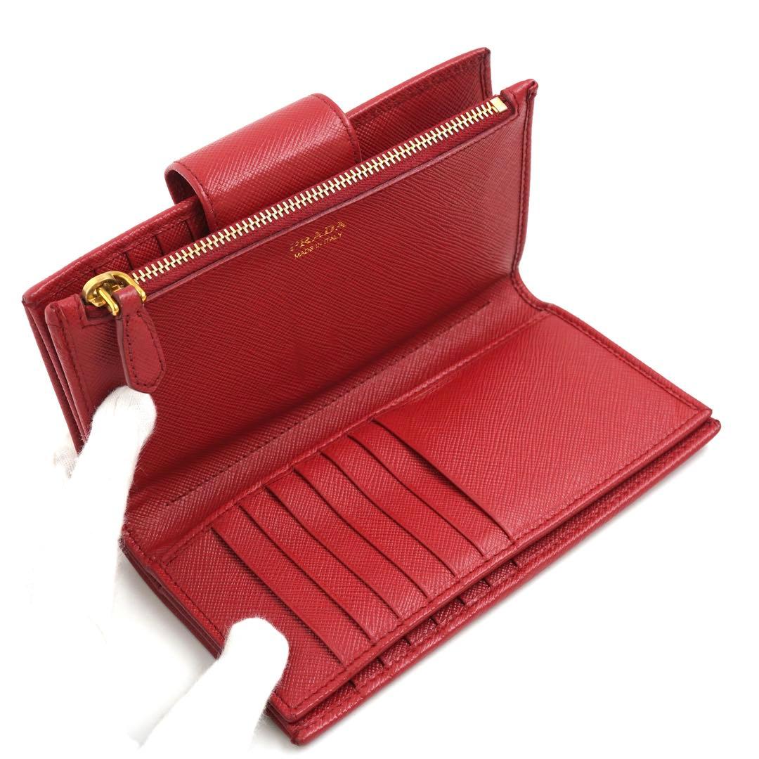 ✨未使用展示品✨　PRADA 長財布　サフィアーノレザー　サフィアーノ　二つ折り