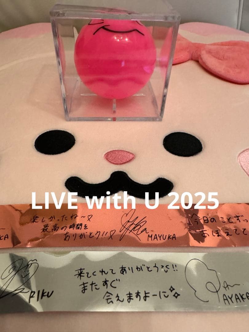 【ケース&銀テ付】NIZIU ミイヒ サインボール LIVEwithU2025