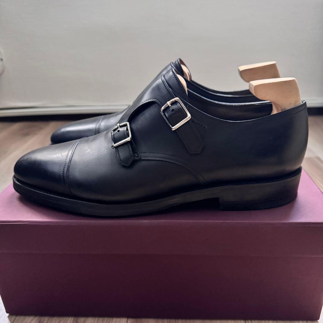 ジョンロブ ウィリアム ダブルモンクストラップEU 9 サイズ