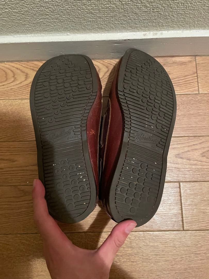 Paraboot / BARTH UK7.5 ブラウン デッキシューズ