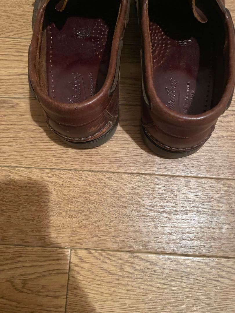 Paraboot / BARTH UK7.5 ブラウン デッキシューズ