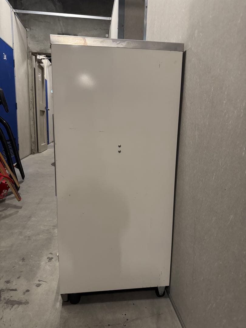 送料込 昭和レトロ ホシザキ小型空冷式ショーケース SSB-63AT形