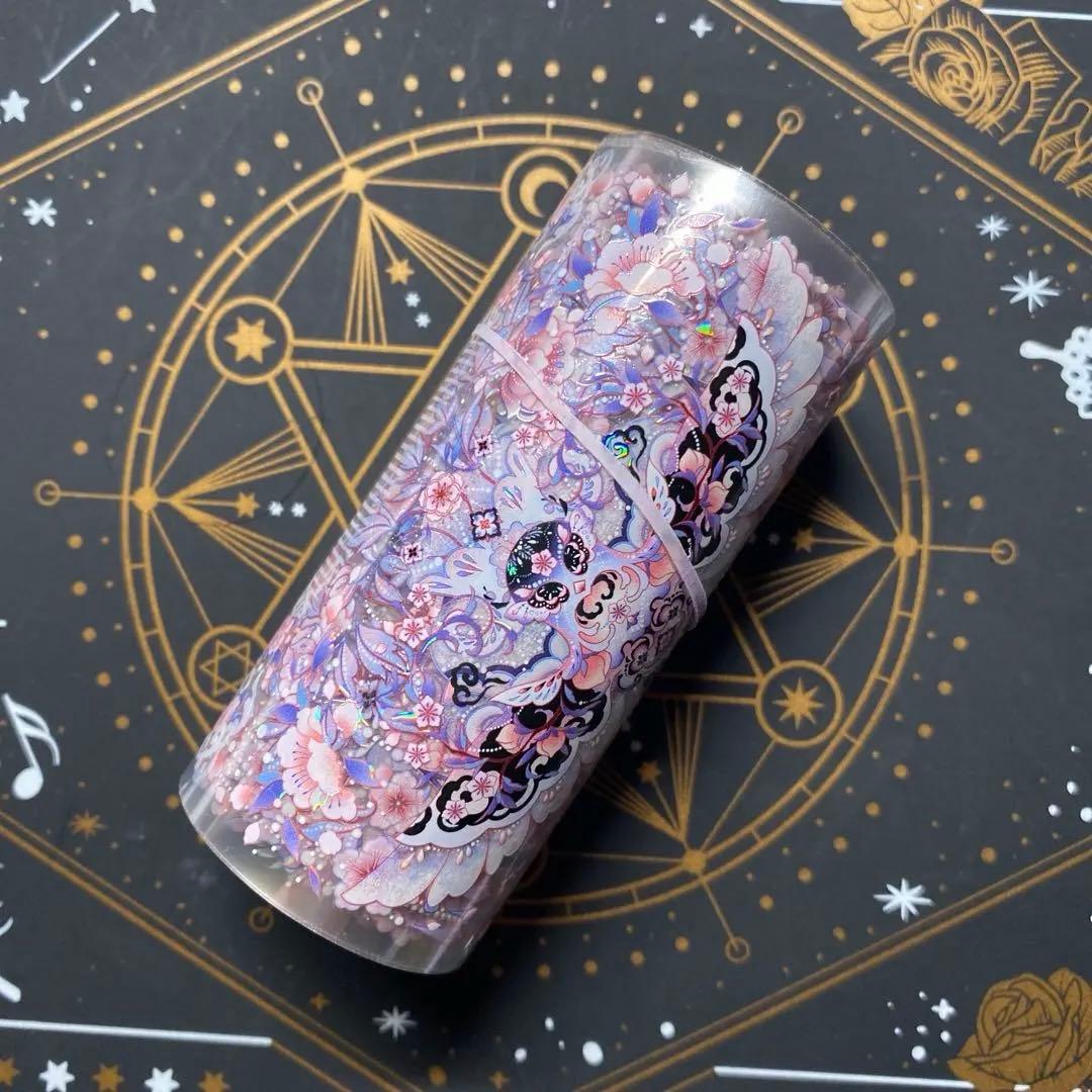 9174】海外 マステ 巻 貝殻光マスキングテープ 半透明 古風装飾系