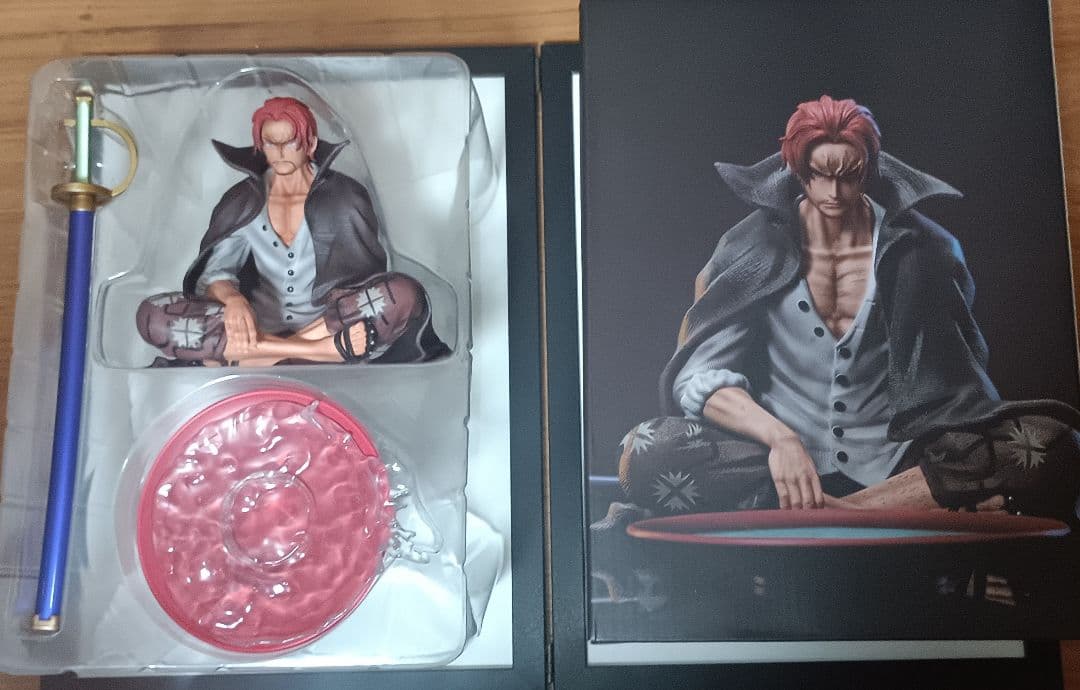 ワンピース 四皇赤髪シャンクス ガレージキットフィギュア塗装済み品