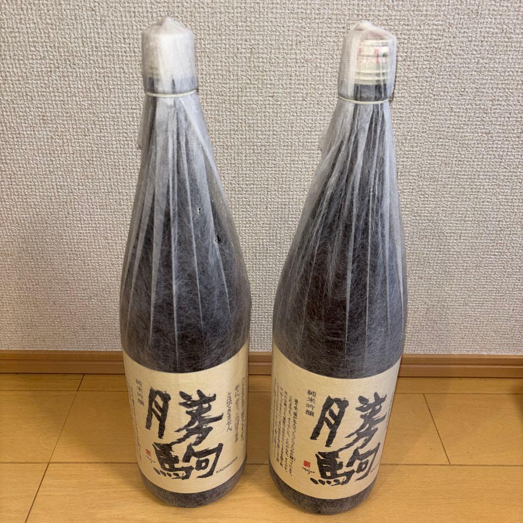 勝駒　純米吟醸【2本セット】1800ml 2025年4月 Amazon.co.jp: 勝駒 純米吟醸 1800ml : 食品・飲料・お酒