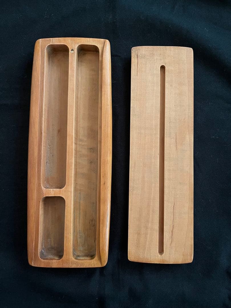 スイス　アントニオヴィタリ　antonio vitali 木製ペンケース　筆箱