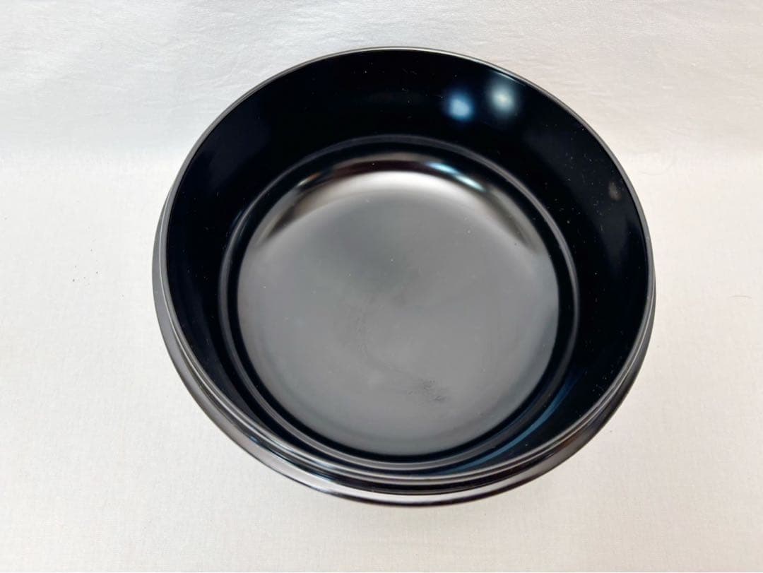 未使用 茶道具 輔聖作 木製 独楽食籠 兼中斎好 花押付 内黒 元箱