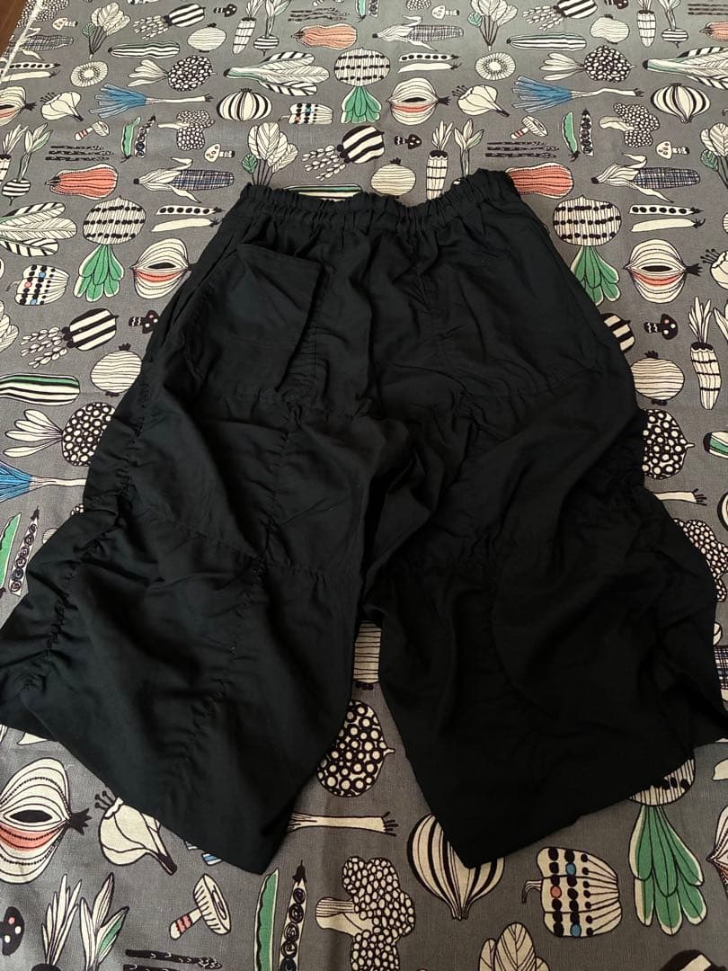 ブラックコムデギャルソン　美品　シャーリングパンツ