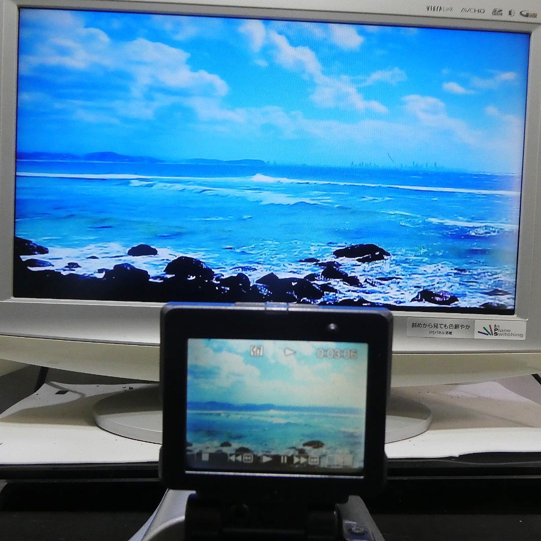 美品・動作品ソニー DCR-IP220 MicroMVビデオカメラ DVD化に