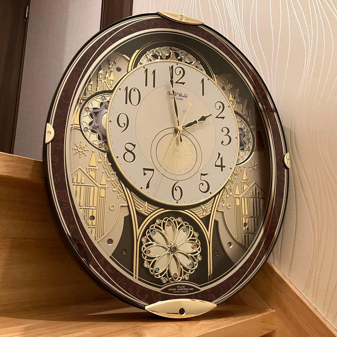 リズム時計 スモールワールド からくり時計 メロディ